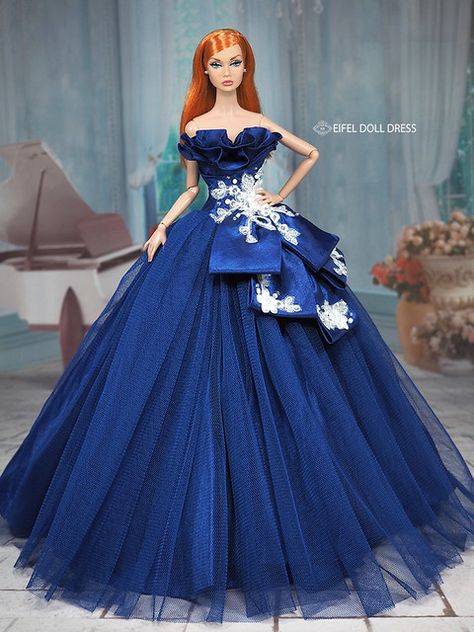 Blue Barbie, Куклы American Girl, Barbie Dress Pattern, Barbie Bridal, Dress Barbie Doll, Miniature Dress, Barbie Wedding Dress, New Barbie, Barbie Doll Clothing Patterns