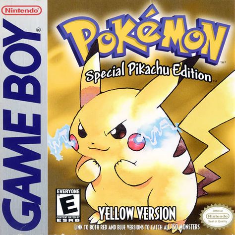 Pokemon Yellow Gameboy, Pokemon Game Boy, Gameboy Pokemon, 150 Pokemon, Pokemon Red Blue, Pikachu Pikachu, Gameboy Games, Gameboy Advance Sp, Pokemon Blue