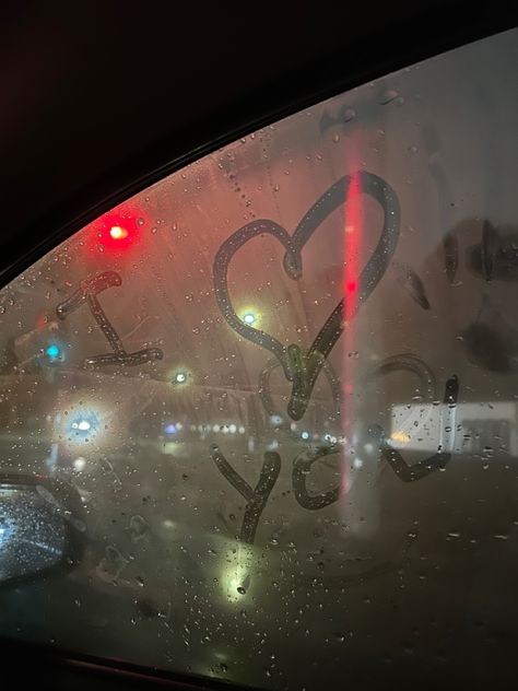 Foggy Window Drawings, Writing On Window Fog, Fog On Window, Foggy Car Windows, Fogged Windows, Foggy Car, Foggy Window, Albums Aesthetic, Rainy Window