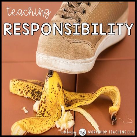 Responsibility Lessons, Teaching Letter Sounds, Character Education Lessons, Character Lessons, Teaching Empathy, Teaching Responsibility, Guidance Counseling, Teaching Character, Kid Responsibility