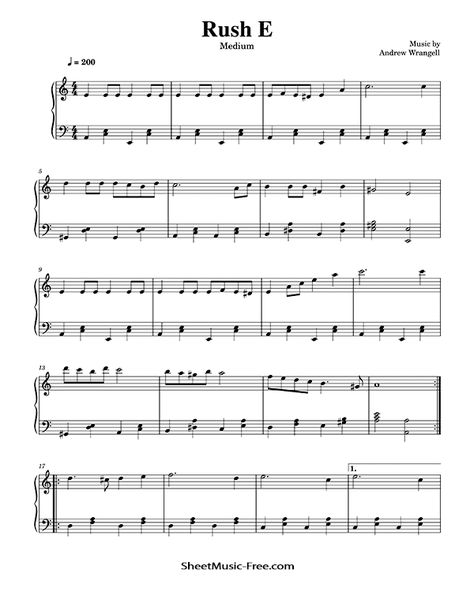 Music Pieces Piano Sheet, Piano Music Sheet For Beginners, Rush E Piano Easy, Rush E Flute Sheet Music, Good Piano Songs, Rush E Violin Sheet Music, Rush E Piano Notes, Free Piano Sheet Music Printables Easy, Free Piano Sheet Music Printables Popular Songs