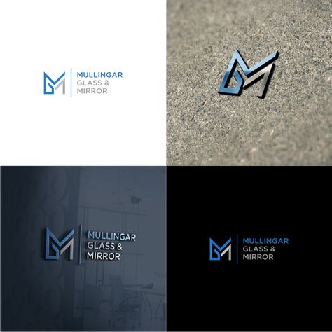 Mullingar Glass & Mirror - Design a dazzling logo for Mullingar Glass & Mirror We sell all forms of glass, windows and doors to domestic, commercial and industrial clients, with a particular empha... Corporate Logo Design Inspiration, Glass Logo, Mirror Logo, Accounting Logo, Logo Brand Identity, Mirror Design, Brand Identity Pack, Logo Food, Logo Branding Identity