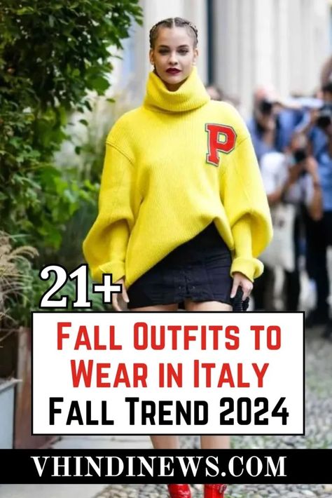 What to Wear in Italy in Fall: 21 Fall Outfits to Wear in Italy: Fall Trend 2024 43 Florence Italy Fashion Fall, Europe Fall Outfits 2024, Italy Fall Outfits 2024, Italy Inspired Outfits Fall, Milan Italy Outfits For Fall, Milan Fall Fashion, Christmas In Italy Outfits, Fall Outfits For Italy 2024, Fall Mediterranean Outfits