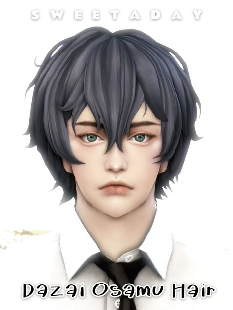 Dazai Osamu Hair(Early Access December 1st, 2022) | sweetaday on Patreon The Sims 3 Cc, Anime Hairstyles Male, Sims 3 Cc, Sims 4 Cc Hair, Sims 3 Cc Finds, Mod Hair, Sims 4 Traits, Sims 4 Anime, Anime Boy Hair