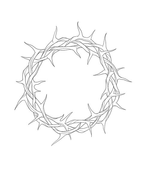 Thorn Of Crowns Tattoo, Cross With Crown Of Thorns Tattoo, Crown Of Thrones Tattoo, Crown Of Thorns Art, Crown Of Thrones, Crown Of Thorns Tattoo, Religion Tattoos, Thorn Tattoo, Jesus Crown