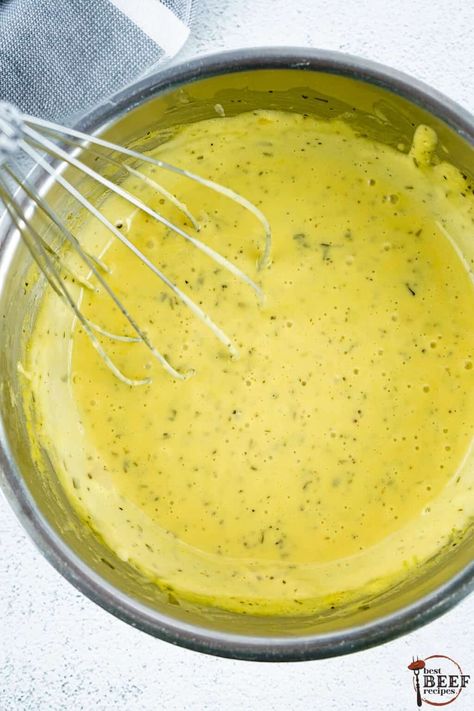 Bearnaise Sauce Recipe | Best Beef Recipes Bearnaise Sauce Easy, Sauce Bearnaise, Bearnaise Sauce Recipe, Easy Sauce Recipes, Sauce For Steak, Bernaise Sauce, Steak Sauce Recipes, Sauce Béarnaise, Easy Sauce Recipe