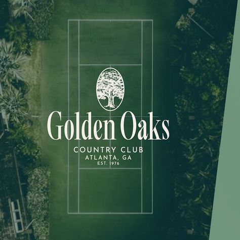 First look at GOLDEN OAKS🎾⛳️ A country club that I created a elegant and classic brand for - highlighting a majestic oak as a logo icon, and keeping the colors in different and luxurious green hues with a classic and elegant font combination. What do we think about a classic and elegant brand like this?💚 Thanks for the brief @thebriefassociation - @themondayagency 🤩 been away from socials a while but this brief really got me going again, thanks a lot lovely💖 #tbagoldenoaks * * * * *... Country Club Branding, Font Combination, Club Branding, Elegant Branding, Font Combinations, Thanks A Lot, Club Logo, Green Hues, Elegant Font