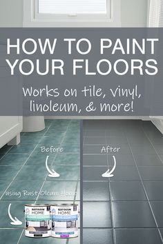 Rust Oleum, Patio Decorating Ideas, Ideas Patio, Bathroom Redo, Diy Home Repair, Updating House, Painted Floors, Patio Decorating, Painting Tile