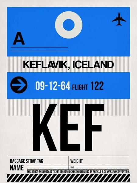 KEF Keflavik Luggage Tag I by NAXART Studio - Canvas Print at NAXART.com Transportation Poster, Leaving Home, Ways Of Seeing, Graphics Inspiration, Canvas Paintings, Luggage Tag, Luggage Tags, Canvas Print Wall, Custom Framing