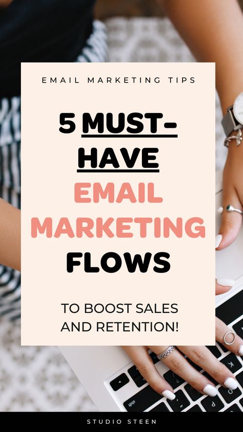 looking to scale your business? These are the top 5 email marketing flows I recommend you set up to increase sales from e-commerce email marketing. These essential email automations will not only help you boost engagement but also grow your business through effective email marketing strategies! Implement these email marketing best practices to enhance your customer experience, drive repeat purchases, and maximize your email list growth. Mental Health Clinic, Email Marketing Automation, Email Automation, Money Saving Techniques, Email Newsletter Design, Email Marketing Template, Small Business Plan, Email Marketing Strategy, E Commerce Business