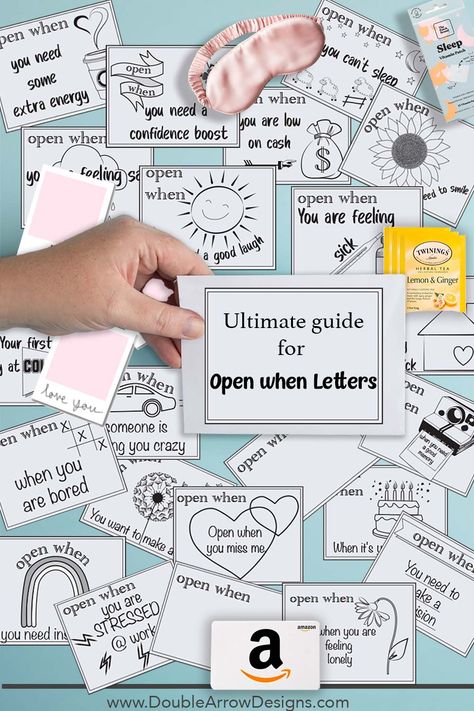 Open When Gifts Ideas, Open When Its Our Anniversary Letter, Open When For College Students, Open When Letters For Daughter, Open When Letters For College Son, Open When Envelopes For College, Open When Letters For College Freshman, Open When Gift Ideas, Open When Ideas What To Put In