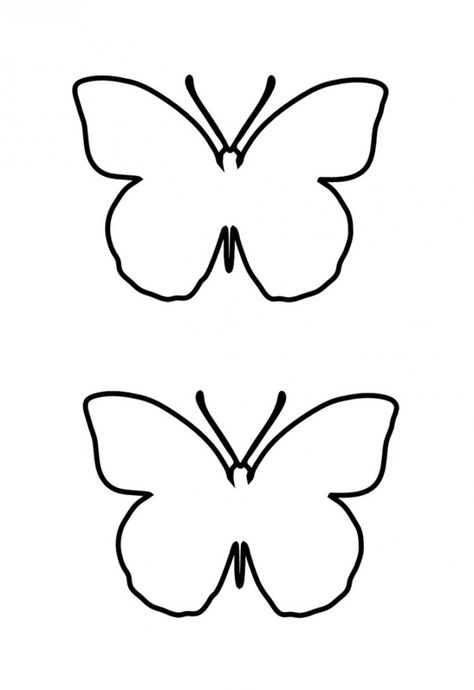 Download butterfly template 12 Simple Drawing Outlines, Butterfly To Trace, Butterfly Traceable, Butter Flying Drawing Easy, Butterful Drawing, Simple Butterfly Stencil, Simple Butterfly Drawing Outline, Colourful Butterfly Drawing, Butter Flying Drawing