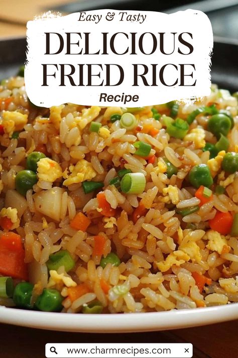 Dive into the savory world of our Ultimate Kitchen Hack: Quick & Flavorful Homemade Fried Rice, a dish that's as versatile as it is delicious. This recipe transforms simple, everyday ingredients into a culinary masterpiece, making it the perfect solution for those busy weeknights or when you're looking to impress with minimal effort. What sets this fried rice apart is its perfect blend of flavors, textures, and the sheer joy of turning leftovers into a dish that feels brand new and exciting. It's a must-try for anyone who loves the magic of transforming simple ingredients into something spectacular. Recipes For Fried Rice, Easy Homemade Fried Rice, Simple Rice Dish, Leftover Fried Rice Recipes, Easy Fried Rice Recipe Simple, Quick Fried Rice Recipe, What To Make With Leftover Rice, How To Make Fried Rice, Savory Rice Recipes