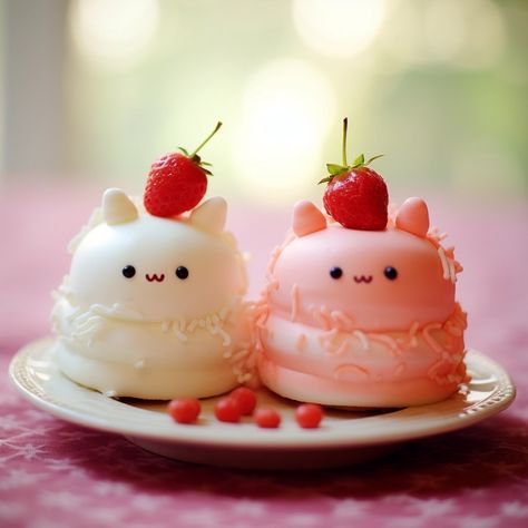 My Images Cute Looking Food, Cute Savory Food, Kawaii Deserts, Cute Desert, Internet Fame, Cute Bakery, Food Kawaii, Cute Pfp, Kawaii Dessert