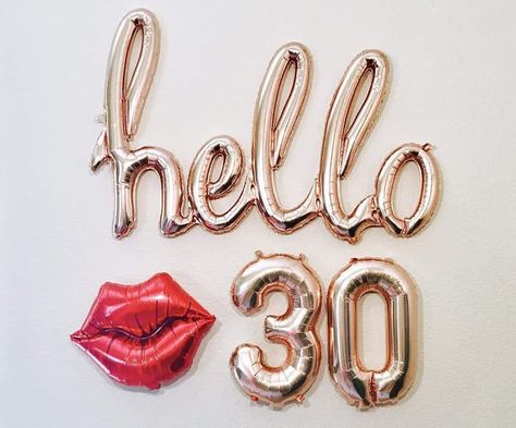 30th Birthday Quotes, 25th Birthday Ideas, 30th Birthday Banner, 50th Birthday Cake Toppers, Hello 30, 30th Birthday Themes, Birthday 30, Birthday Ideas For Her, 30 Birthday