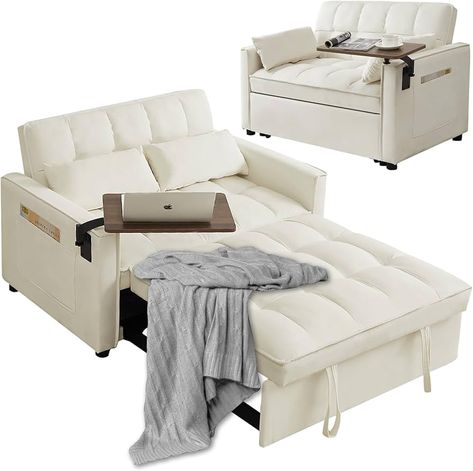 Amazon.com: SPOWAY 3 in 1 Sleeper Sofa Couch Bed, Modern Velvet Convertible Sofa Bed with Adjustable Backrest & 2 Pillows, Hidden Side Table, Pull-Out Sofa Bed for Living Room Bedroom, Pink : Home & Kitchen Bed For Living Room, Loveseat Sofa Bed, Pull Out Couch, Pull Out Sofa Bed, Bedroom Pink, Bed Modern, Bedroom White, 2 Pillows, Convertible Sofa Bed