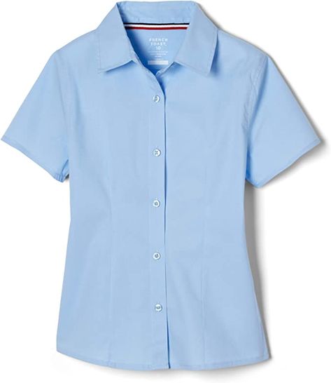 French Toast womens Short Sleeve Stretch Blouse, Blue, Medium US at Amazon Women’s Clothing store French Toast Uniforms, Blue School Uniform, French Toast School Uniforms, Peter Pan Collar Blouse, North Face Shirts, Light Blue Shorts, Camo Shirts, Amazon Women, Blue Blouse