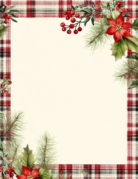 Nostalgic winter holiday digital papers/backgrounds in tartan and botanical Christmas designs. Five JPG files to do whatever you wish with, including commercial use, just no redistribution as is. Formatted for 8.5 x 11. Perfect for flyers, menus, programs, etc. Original designs created from AI generated images and other digital methods. Ask us about custom! Christmas Design Background, Christmas Borders Free Printable, Christmas Borders And Frames, Christmas Boarders, Free Christmas Borders, Nostalgic Winter, Christmas Pattern Background, Christmas Wrapper, Christmas Card Background