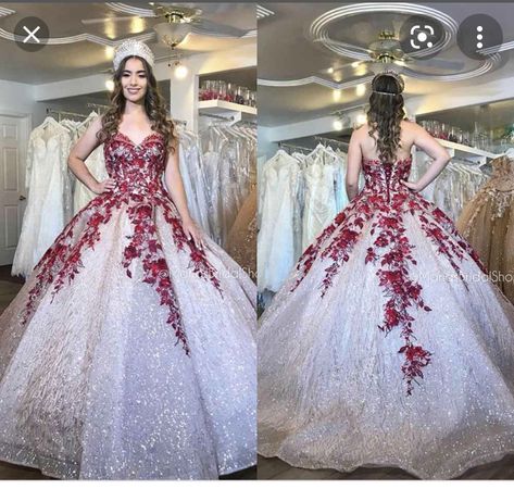 Wedding Dress Red Accent, Red Bride Dress Wedding Gowns, Burgandy Wedding Dress The Bride, Maroon And White Wedding Dress, White With Red Wedding Dress, Red Viking Wedding Dress, Wedding Dresses With Red Accents, Burgandy Wedding Dress Gowns, White And Maroon Wedding Dress