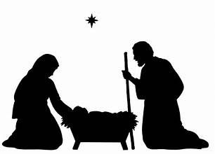 free printable nativity - Yahoo Image Search Results Nativity Scene Silhouette, Nativity Clipart, Simple Nativity, Rock Painting Supplies, Nativity Silhouette, Christmas Bulletin Board, Classic Christmas Tree, Christmas Border, Clipart Silhouette