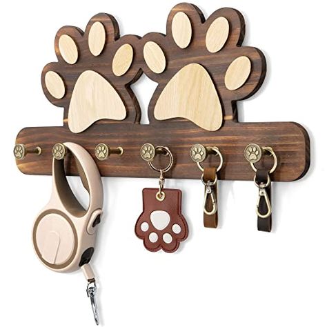 Farmhouse Key Holder, Dog Leash Hanger, Leash Hanger, Key Holder For Wall, Dog Leash Holder, 3d Dog, Accessories Organizer, Leash Holder, Hanger Wall