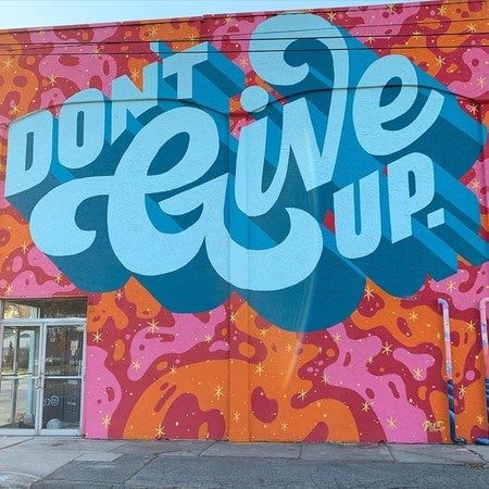 Mural Quotes, Office Mural, Fort Wayne Indiana, School Murals, Posca Art, Sign Painting, Graffiti Murals, Murals Street Art, Graffiti Wall Art