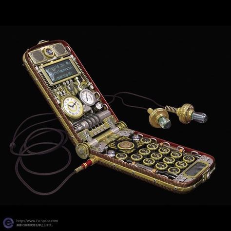 Steampunk Items Ideas, Steampunk Tech, Steampunk Technology, Steam Punk Aesthetic, Steampunk Computer, Steampunk Gadgets, Steampunk Items, Steampunk Aesthetic, Mode Steampunk