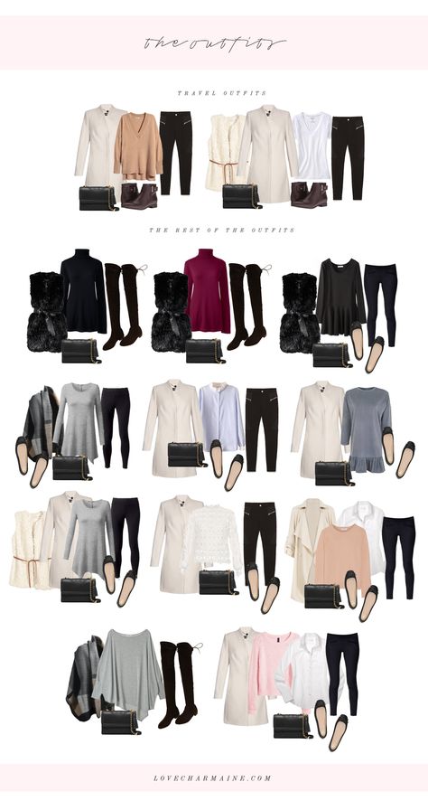 What to Pack: Outfits for March in Europe March In Europe, Outfits For March, Germany Clothes, Pack For Italy, Italy In March, Coat Outfits For Women, Outfits For London, Winter Coat Fashion, Capsule Wardrobe Ideas