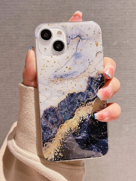 Navy Blue  Collar  TPU Marble Phone Cases Embellished   Phone/Pad Accessories Resin Phone Case For Men, Resin Phone Cover Design, Resin Case Phone, Resin Art Phone Cover, Resin Phone Cover, Mobile Back Cover Design, Epoxy Resin Phone Case, Diy Resin Phone Case, Resin Phone Case