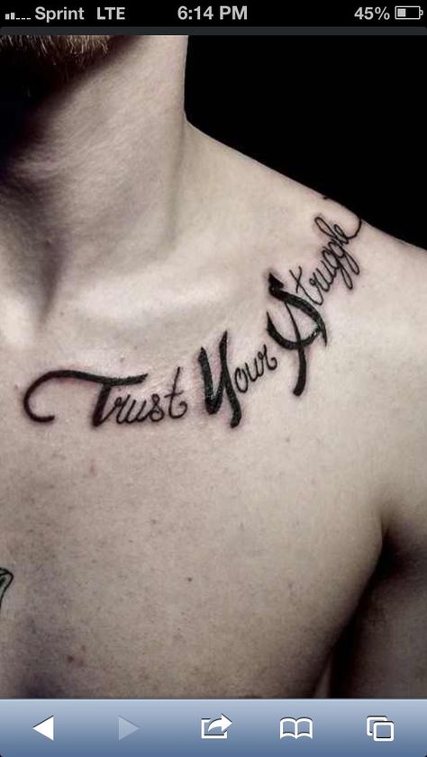 Struggle Tattoo Ideas Men, Front Shoulder Tattoo Men, Struggle Tattoo, Star Tattoos For Men, Rib Tattoos For Guys, Barber Tattoo, Good Tattoo Quotes, Wolf Tattoo Sleeve, Tattoo Lettering Styles