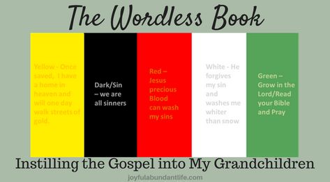 So Many Ways to use The Wordless Book Gospel Colors To Instill The Gospel Plus a Free Printable – Joyful Abundant Life Bracelet Cards, Salvation Bracelet, Leading People, Easter Lessons, Children Ministry, Wordless Book, Sunday School Crafts For Kids, Biblical Encouragement, Bible School Crafts