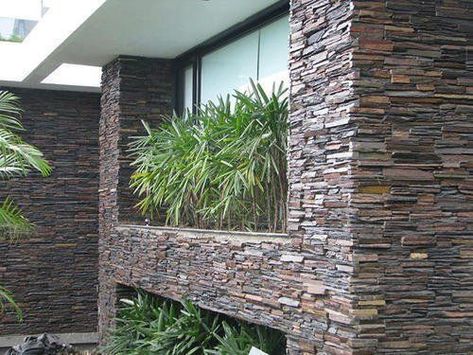 When it comes to designing a home or project, natural stone presents an interesting array of options. The selection of natural stone design is one’s personal option, but the advice of an expert can be helpful. It helps you to create fantastic designs that will last for a number of years. Stone Cladding Exterior, Wall Cladding Designs, Wall Cladding Tiles, Exterior Wall Panels, Natural Stone Cladding, Living Room Wall Designs, Exterior Wall Cladding, Stone Wall Design, Exterior Wall Tiles