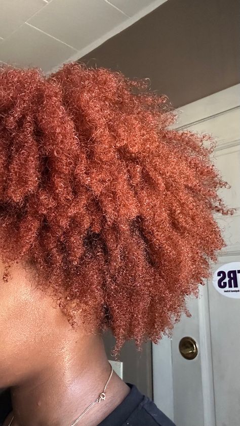 Ginger 4c Hair, Black Hair 4c, Adore Hair Dye, Red Dye, Twa Hairstyles, Semi Permanent Hair Dye, Ginger Hair Color, Dyed Hair Inspiration, Dyed Natural Hair