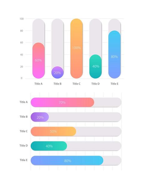 Statistic infographic chart design template set. Representing quantity. Analyzing trends. Visual data presentation. Rectangular bar graphs collection Statistic Infographic, Bar Chart Design, Data Presentation, Visual Data, Infographic Chart, Chart Infographic, Bar Graph, Bar Graphs, Chart Design