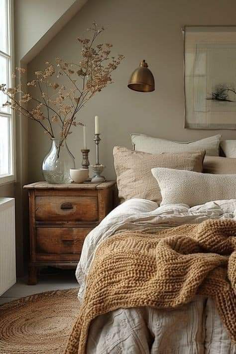 Interior Design Per La Casa, Stil Boho, Dekorasi Kamar Tidur, Cottage Bedroom, Room Deco, Master Bedrooms Decor, Beautiful Bedrooms, My New Room, Cozy Bedroom