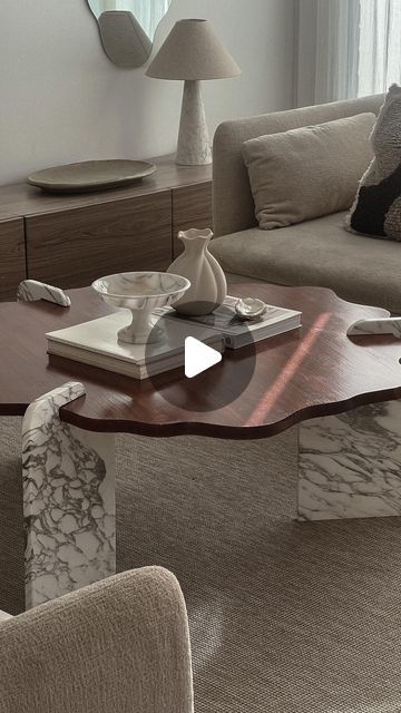 Adilajda Sahuric, on Instagram: "I’ve been working on this coffee table for a while now🤎 I got the legs custom made of my own design in white calacatta marble and used them with this oak wooden tabletop to make my vision come true 🥺 I really love it and I hope you guys do too!! Let me know in the comments what you think🫶🏼

#diy #furnitureflip #thriftflip #upholsting #midcentury #upcycling #thrift #upcylced #designdeinteriores" Calacatta Marble, Thrift Flip, Flipping Furniture, What You Think, Just Do It, I Hope You, You Think, Thinking Of You, Table Top