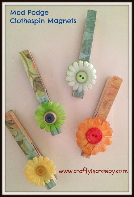 Clothespin Crafts For Adults, Clothes Pin Magnets, Painted Clothes Pins, Peg Crafts, Magnets Diy, Clothespin Magnets, Clothespin Art, Diy Mod Podge, Antique Boutique