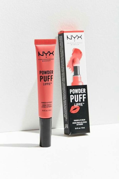 Nyx Powder Puff, Nyx Powder Puff Lippie, Nyx Powder, Lipgloss Swatches, Party Make-up, Makeup Powder, Nyx Makeup, Makeup For Teens, Makeup Tutorial For Beginners