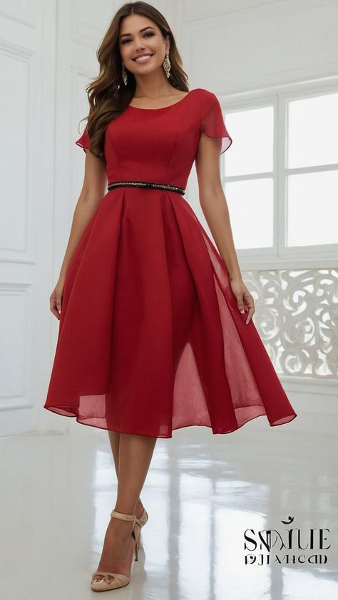 Discover elegant and classy frock designs for women including black dresses outfits white red and black attire Get inspired with ideas for simple and sophisticated red dresses elegant suits and stylish designs for women Explore the latest trends in elegant dressing Red Dresses Elegant, Frock For Teens, Short Frocks For Women, Frock Designs For Women, Frock Ideas, Red Frock, Sparkly Belts, White Frock, Short Frocks