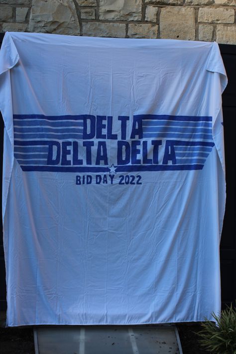 Airline Sorority Theme, Fly Delta Bid Day Theme, Tri Delta Airlines Bid Day, Delta Airlines Bid Day, Fly Delta Bid Day, The Future Is Dz Bid Day, Tri Delta Graphics, Sorority Bid Day Banner, Welcome To The Ride Of Your Life Bid Day