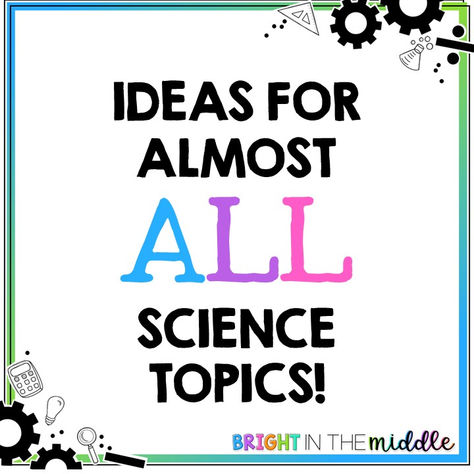 middle-school-science-topics-ideas Human Body Activities For Middle School, Science Fair Topics Middle School, Science High School, Middle School Classroom Science, Middle School Earth Science, Middle School Teaching Ideas, Middle School Science Lab, Middle School Science Projects, Earth Science Middle School