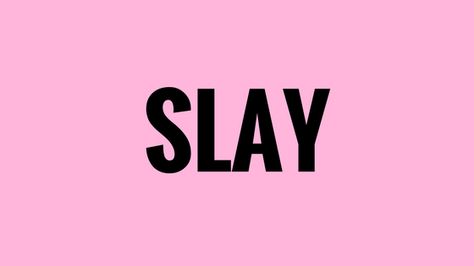 One word for my girlbosses out there: SLAY! Slay Girl, Good Morning Gorgeous, Thought Bubbles, Girl Boss Quotes, Boss Quotes, Blog Sites, Girly Quotes, Beauty Business, Entrepreneur Quotes