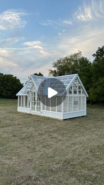 True Craft Sheds on Instagram: "Dreamy ✨ 10’ x 20’ greenhouse | two automatic opening vents | two functional windows with screen | polycarbonate walls | rough sawn board and batten accents | pressure treated floor with screen | 4’ double door #🌱 #☀️ #truecraftsheds  www.truecraftsheds.com | jshawcraft@gmail.com . . . . . #greenhouse #flowers #plants #countryliving #countrylivingmag #hobbyfarm #rusticdecor #rustic #sheshed #virginiaisforshedlovers #sheshedliving" Craft Sheds, Cottage Greenhouse, Dream Greenhouse, Greenhouse Flowers, Gardening Crafts, Craft Shed, Backyard Dreams, Backyard Greenhouse, Potting Sheds