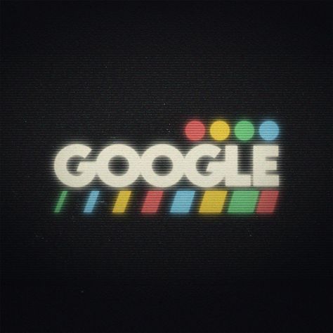 VHS Google Logo in 2024 | Retro logos, Retro graphic design, Branding design logo . #90s_Website_Aesthetic #Nostalgia_Branding #80s_Logo_Design #Band_Logo_Ideas Retro Future Graphic Design, Retro Futurism Logo, Media Company Branding, 80s Design Graphic, 80s Logo Design, 80s Graphic Design, Vhs Logo, 80s Tech, Cool Logo Design