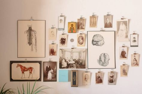 10 Creative Ways To Hang Photos Without Frames Hang Photos Without Frames, Pictures On Wall, Hang Photos, Hang Pictures, Study Ideas, Room Stuff, Binder Clips, How To Hang, Loft House