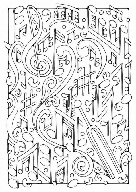 Music coloring pages for when I have a sub... Wallpaper Musik, Music Coloring Sheets, Music Printables, School Coloring Pages, Music Worksheets, Gerhard Richter, Music Coloring, Piano Teaching, Elementary Music