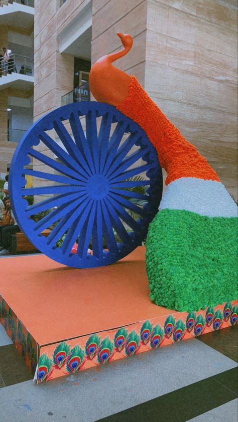 Republic Day Decor, Republic Day Stage Decoration, Independence Day Stage Decoration, 15th August Decoration Ideas, Independence Day Decoration School, 15 August Independence Day Decoration, 15 August Decoration Ideas, Independence Day Decoration Ideas, School Decorations Diy