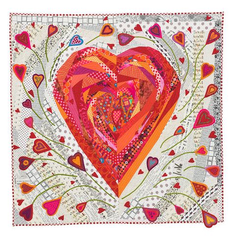 Go to product Heart Quilt Pattern, Quilt Modernen, My Funny Valentine, Heart Quilt, Scrappy Quilts, Mini Quilts, Small Quilts, Quilt Block Patterns, Quilt Kits