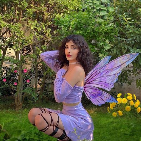 Aesthetic Fairy Costume, Halloween Aesthetic Costume, Fairy Costume Aesthetic, Halloween Fashion Outfits, Fairy Halloween, Animal Aesthetic, Fairy Photoshoot, Fairy Cosplay, Hot Halloween Outfits