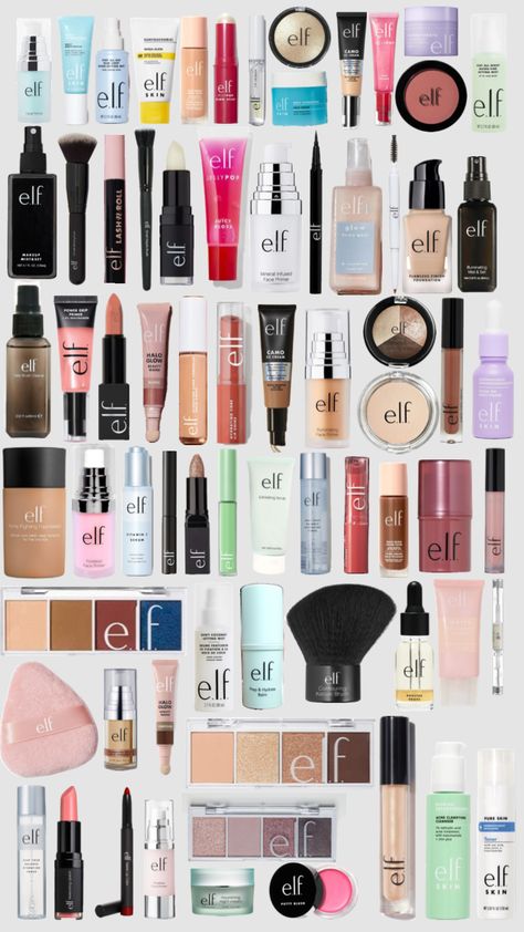 Elf Makeup Products, Makeup Accesories, Brown Skin Makeup, Makeup Help, Eye Makeup Pictures, Elf Cosmetics, Concealer Makeup, Elf Makeup, Makeup Needs